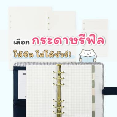 กระดาษรีฟิล เลือกยังไงให้ใส่ด้วยกันได้
