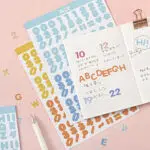 สติกเกอร์ Candy Color Font