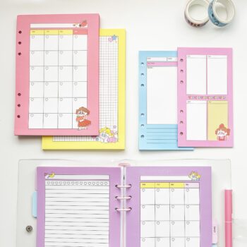 Pink Girl Planner Refill Paper