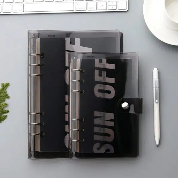 Black Clear Planner Cover.006