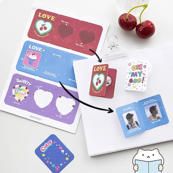 All About Love Mini Sticker Book – 5 2 pic ex