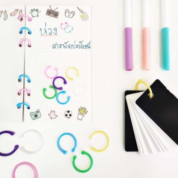 Pastel Plastic Rings