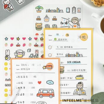Flash Life Notepad and Sticker Set