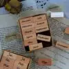 Day & Month Wooden Stamp Set