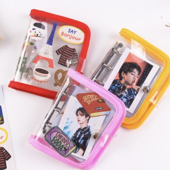 Mini Cloth Rim Planner Transparent PVC Cover