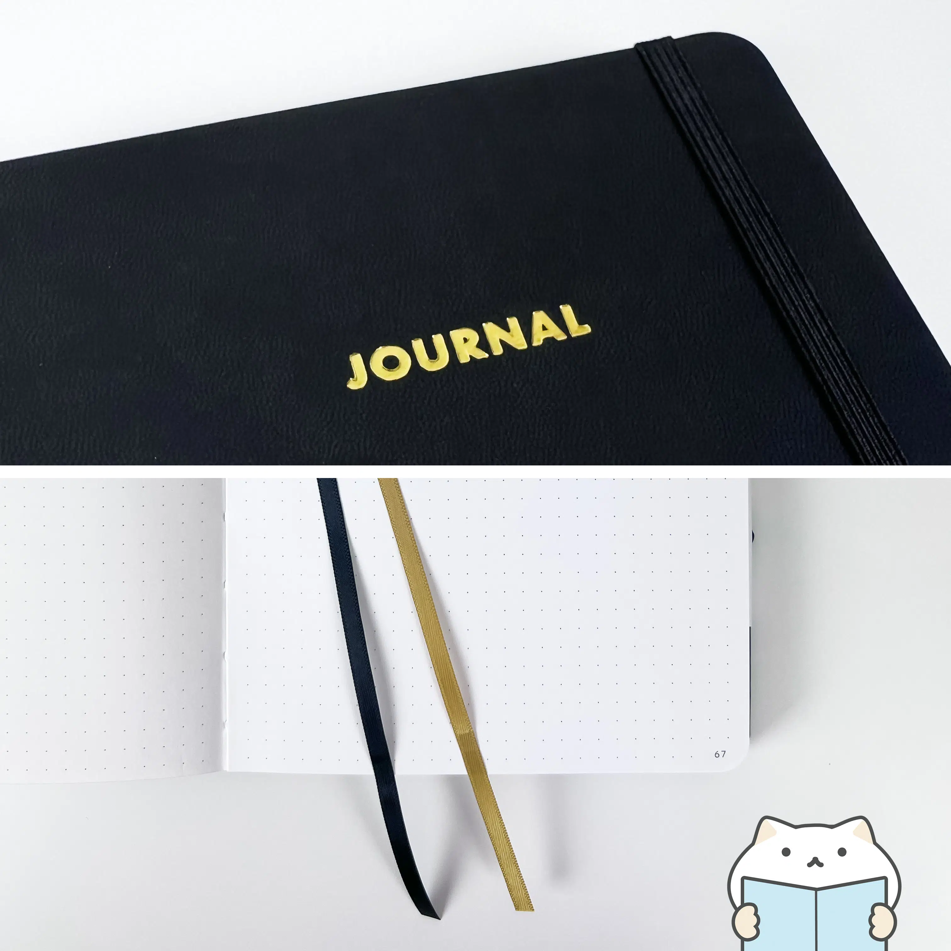 Dot Journal – Black Detail