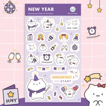New Year Festival Sticker