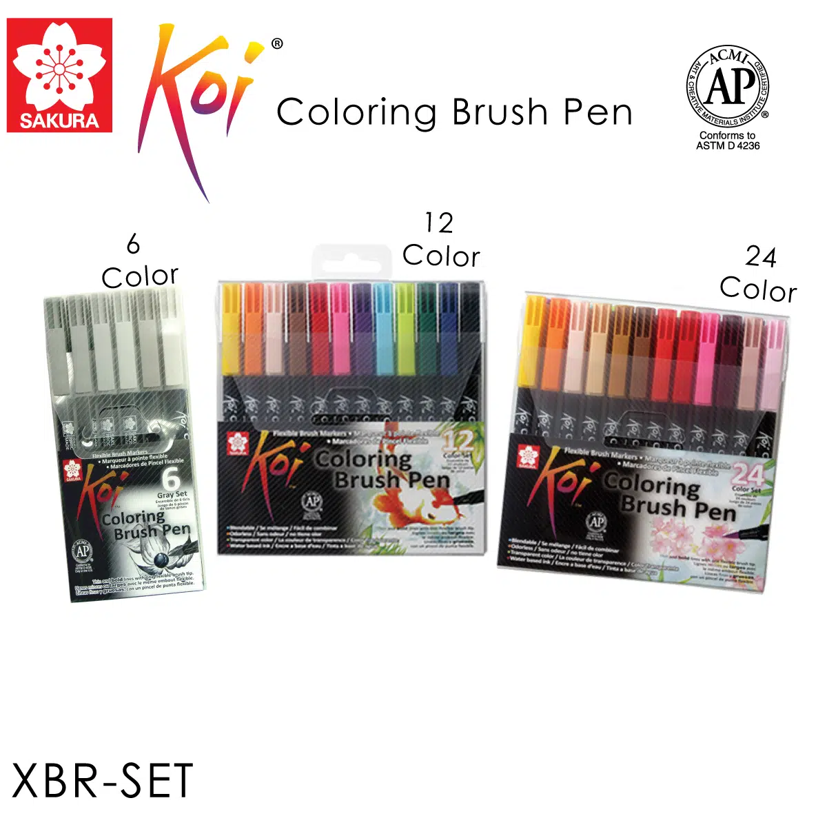 Koi Coloring Brush Pen 6