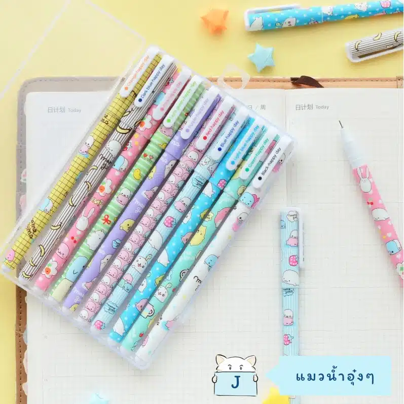 10 colors gel pen 7