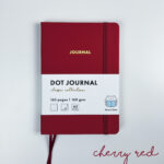 Dot Journal - Cherry Red