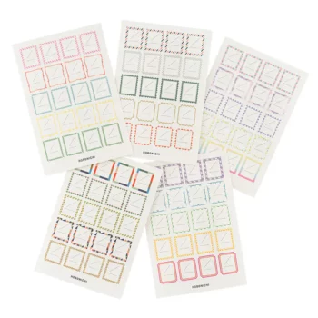 Hobonichi Frame Stickers for Dates