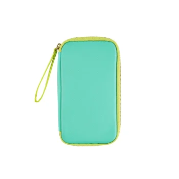 Small Drawer Pouch - Aqua Lime