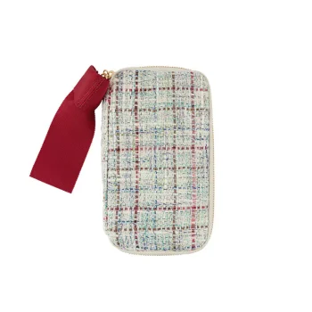 Small Drawer Pouch - Lamé Tweed