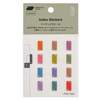 TSUKI no IRO : Index Stickers