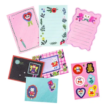 Yumi White Cat’s Mini Letter Set