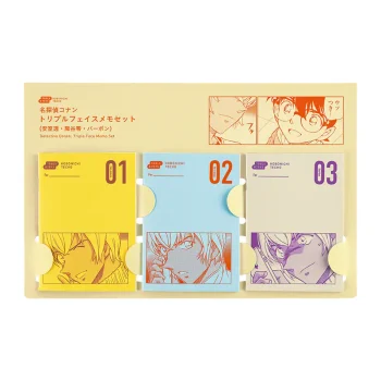 Detective Conan* Triple Face Memo Set