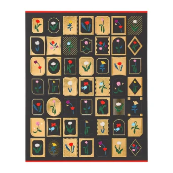 Foil-Stamped Stickers (Petit Bloom)